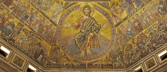 Christ in Majesty, Baptistery of St. John, Florence, Italy.